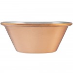 Choice 1.5 oz. Smooth Copper-Plated Stainless Steel Round Sauce Cup - 12/Pack Choice 1.5 oz. Smooth Copper-Plated Stainless Steel Round Sauce Cup - 12/Pack