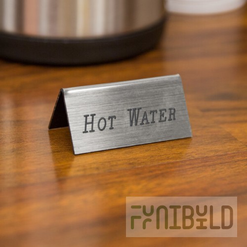 Cal-Mil 228-3-10 Silver Hot Water Beverage Tent - 3