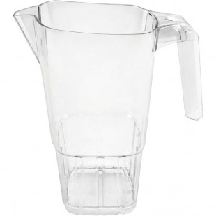 GET 33 oz. Clear SAN Plastic Stackable Pitcher - 12/Pack GET 33 oz. Clear SAN Plastic Stackable Pitcher - 12/Pack