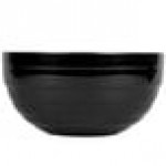 Vollrath 4659060 Double Wall Round Beehive 1.7 Qt. Serving Bowl - Black Black