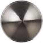 Vollrath 4659060 Double Wall Round Beehive 1.7 Qt. Serving Bowl - Black Black