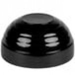 Vollrath 4659060 Double Wall Round Beehive 1.7 Qt. Serving Bowl - Black Black