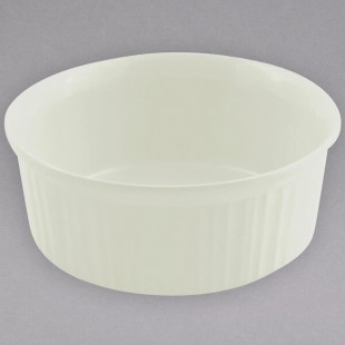 Bon Chef 5053 1.5 Qt. Ivory Sandstone Finish Cast Aluminum Casserole Dish Bon Chef 5053 1.5 Qt. Ivory Sandstone Finish Cast Aluminum Casserole Dish