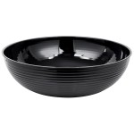Cambro RSB23CW110 40 Qt. Black Camwear® Round Ribbed Bowl Cambro RSB23CW110 40 Qt. Black Camwear® Round Ribbed Bowl