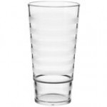 GET SW-1520-CL Orbis 20 oz. Clear Customizable SAN Plastic Tumbler - 24/Case