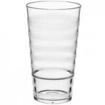 GET SW-1520-CL Orbis 20 oz. Clear Customizable SAN Plastic Tumbler - 24/Case