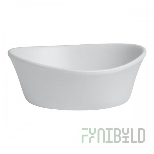 Delfin Marisol from Steelite International 9.75 oz. White Melamine Fruit Bowl - 12/Case