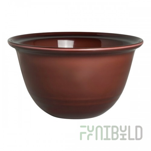 Creations Brooklyn from Steelite International 3.25 Qt. Red Melamine Round Bowl - 6/Case
