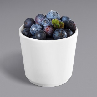 APS Universal 5 oz. Tall Round Matte White Melamine Bowl - 20/Case