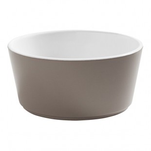 American Metalcraft Unity 16 oz. Mocha Tapered Melamine Bowl American Metalcraft Unity 16 oz. Mocha Tapered Melamine Bowl