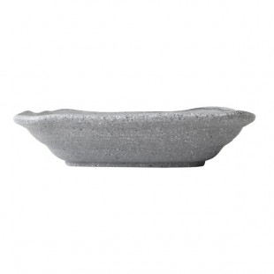Elite Global Solutions D10BST Della Terra Melamine Stoneware 45 oz. Granite Stone Irregular Square Bowl - 6/Case Elite Global Solutions D10BST Della Terra Melamine Stoneware 45 oz. Granite Stone Irregular Square Bowl - 6/Case