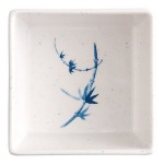 Acopa Biru 5 oz. Square Melamine Bowl - 12/Case