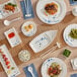 Acopa Biru 5 oz. Square Melamine Bowl - 12/Case