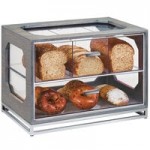 Cal-Mil 3822-13-83 Ashwood Gray Oak Wood Riser with Melamine Marble Tray - 15