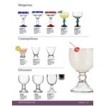 Libbey 92303R Aruba 16 oz. Customizable Cooler Glass with Red Rim - 12/Case