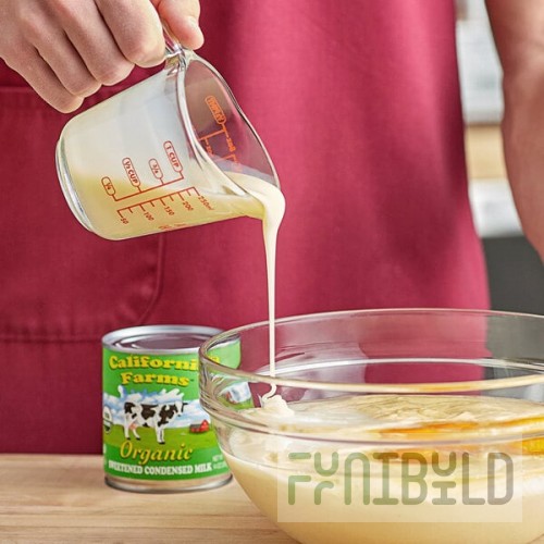 California Farms Organic Sweetened Condensed Milk 14 oz. - 24/Case