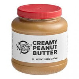 Producers Peanut Company Bulk Creamy Peanut Butter 5 lb. Tub - 6/Case Producers Peanut Company Bulk Creamy Peanut Butter 5 lb. Tub - 6/Case