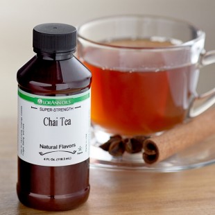 LorAnn Oils 4 fl. oz. All-Natural Chai Tea Super Strength Flavor LorAnn Oils 4 fl. oz. All-Natural Chai Tea Super Strength Flavor