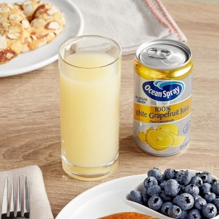 Ocean Spray White Grapefruit Juice 7.2 fl. oz. - 24/Case Ocean Spray White Grapefruit Juice 7.2 fl. oz. - 24/Case