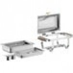 Acopa Supreme 9 Qt. Full Size Hinged Top Gold Accent Chafer Acopa Supreme 9 Qt. Full Size Hinged Top Gold Accent Chafer