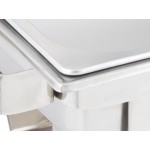 Acopa Supreme 9 Qt. Full Size Hinged Top Gold Accent Chafer Acopa Supreme 9 Qt. Full Size Hinged Top Gold Accent Chafer