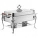 Acopa Supreme 9 Qt. Full Size Hinged Top Gold Accent Chafer Acopa Supreme 9 Qt. Full Size Hinged Top Gold Accent Chafer