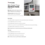 AvaTek Mini Digital 100 Minute Kitchen Timer