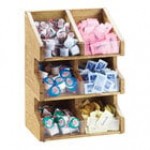 Cal-Mil Newport 3-Tier 6-Section White-Washed Pine Wood Condiment Organizer - 11 Cal-Mil Newport 3-Tier 6-Section White-Washed Pine Wood Condiment Organizer - 11