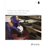 San Jamar 615NBA-BK Black 25 Mil Adjustable Neo-Flex Dishwasher Apron - 43 San Jamar 615NBA-BK Black 25 Mil Adjustable Neo-Flex Dishwasher Apron - 43