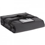 American Metalcraft BLDB2216 Deluxe Black Polyester Insulated Delivery Bag / Pan Carrier, 23