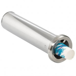 Vollrath CADJ-4 Stainless Steel In-Counter 44 - 64 oz. Cup Dispenser