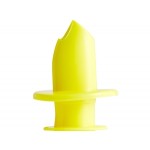 Choice Neon Yellow Free Flow Liquor Pourer - 12/Pack Choice Neon Yellow Free Flow Liquor Pourer - 12/Pack