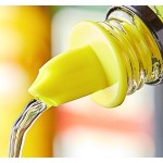 Choice Neon Yellow Free Flow Liquor Pourer - 12/Pack Choice Neon Yellow Free Flow Liquor Pourer - 12/Pack