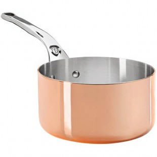 de Buyer Prima Matera 1.3 Qt. Induction Ready Copper Sauce Pan 6206.14