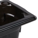 Vollrath 8092420 Super Pan® 1/9 Size Black Polycarbonate Food Pan - 2 1/2