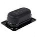 Vollrath 8092420 Super Pan® 1/9 Size Black Polycarbonate Food Pan - 2 1/2