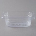 Vollrath 8092420 Super Pan® 1/9 Size Black Polycarbonate Food Pan - 2 1/2