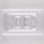 Vollrath 8092420 Super Pan® 1/9 Size Black Polycarbonate Food Pan - 2 1/2