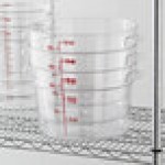 Cambro 12 Qt. Clear Round Polycarbonate Food Storage Container RFSCW12135 - 6/Case