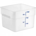 Choice 12, 18, and 22 Qt. Blue Square Polypropylene Food Storage Container Lid Choice 12, 18, and 22 Qt. Blue Square Polypropylene Food Storage Container Lid