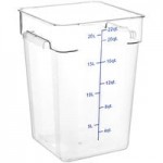 Choice 12, 18, and 22 Qt. Blue Square Polypropylene Food Storage Container Lid Choice 12, 18, and 22 Qt. Blue Square Polypropylene Food Storage Container Lid