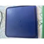 Choice 12, 18, and 22 Qt. Blue Square Polypropylene Food Storage Container Lid Choice 12, 18, and 22 Qt. Blue Square Polypropylene Food Storage Container Lid