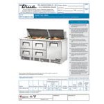 True TFP-72-30M-D-4-HC 72 1/8 True TFP-72-30M-D-4-HC 72 1/8