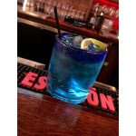 Libbey 92302 Aruba 12 oz. Customizable Rocks / Old Fashioned Glass with Cobalt Blue Rim - 12/Case