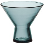 Acopa Pangea 8.5 oz. Blue Martini Glass - 12/Case