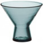 Acopa Pangea 8.5 oz. Blue Martini Glass - 12/Case