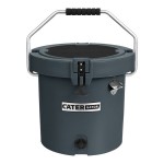 CaterGator CCG20CHR Charcoal 20 Qt. Round Rotomolded Outdoor Cooler / Ice Chest CaterGator CCG20CHR Charcoal 20 Qt. Round Rotomolded Outdoor Cooler / Ice Chest