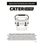 CaterGator CCG20CHR Charcoal 20 Qt. Round Rotomolded Outdoor Cooler / Ice Chest CaterGator CCG20CHR Charcoal 20 Qt. Round Rotomolded Outdoor Cooler / Ice Chest