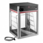 Hatco FSDT-2X Flav-R-Savor Tall Two Door Holding and Display Cabinet with Four Tier Pan Rack