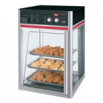 Hatco FSDT-2X Flav-R-Savor Tall Two Door Holding and Display Cabinet with Four Tier Pan Rack